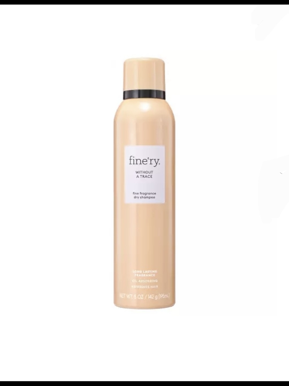 fine'ry. Without a Trace Dry Shampoo Spray - 5oz (Full Size)